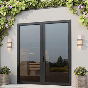 <span class=keywords><strong>Puerta</strong></span> abatible de aluminio moderna para entrada delantera o <span class=keywords><strong>patio</strong></span> Opciones de panel o vidrio completo Uso exterior de <span class=keywords><strong>puerta</strong></span> trasera residencial personalizada - Product Image 1