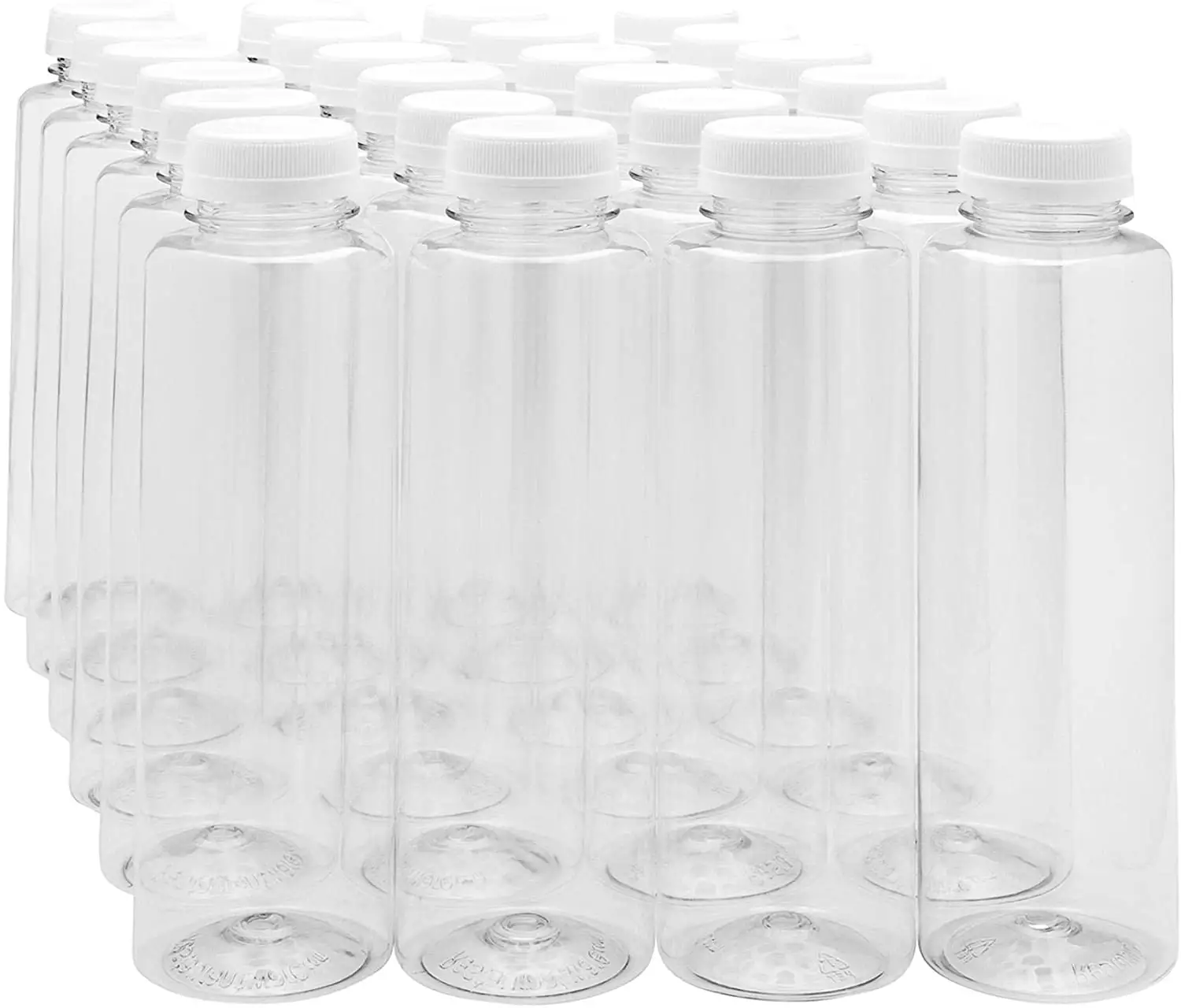 स्पष्ट दौर पीईटी प्लास्टिक रस पैकेजिंग बोतल 200ml 250ml 350ml 500ml जूस की बोतल