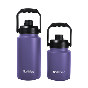 Vente en gros de gourde isotherme en acier inoxydable de 40 oz/64 oz à grand volume avec couvercle à bec verseur et poignée, <span class=keywords><strong>thermos</strong></span> de <span class=keywords><strong>3</strong></span> <span class=keywords><strong>litres</strong></span> pour le café - Product Image 2