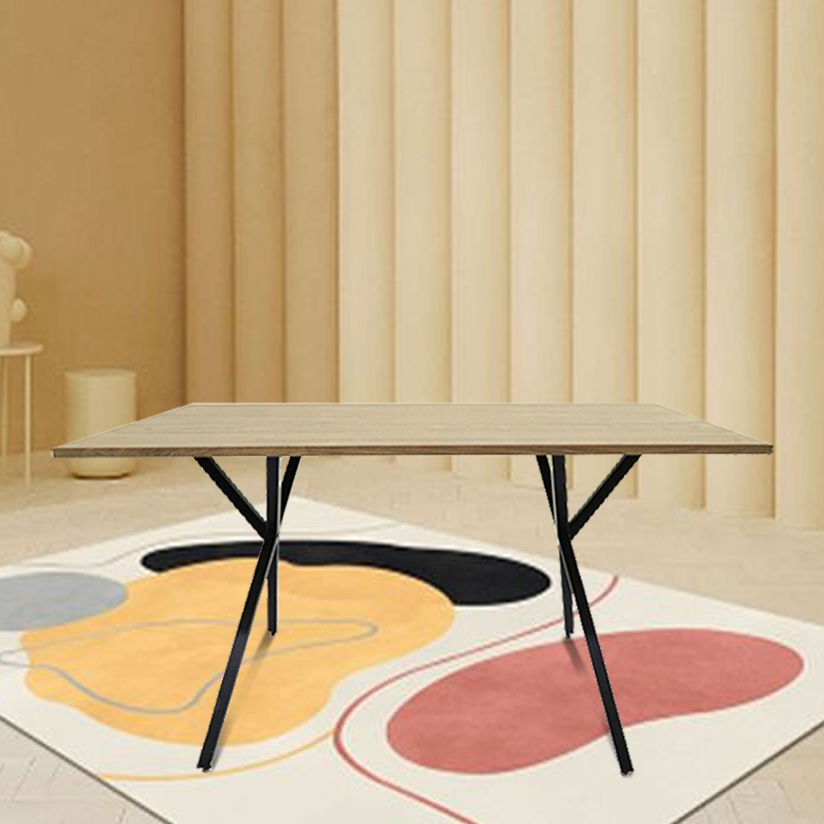 Hot Selling simple style Dining Table Wood Table Restaurant Furniture Wooden Rectangle Dining room Table