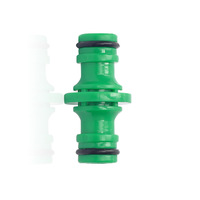 Adaptateur de tuyau en plastique 16 mm à 2 voies, raccord rapide pour tuyau d'arrosage de jardin, connecteur de réparation