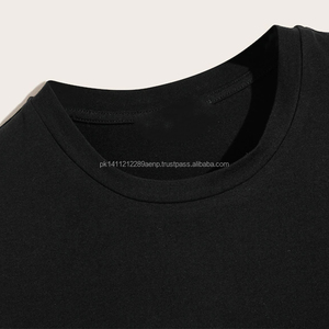 T-shirt de haute qualité 2026, T-shirt imprimé DTG, uni, sans marque, T-shirts oversize pour hommes avec manches de différentes couleurs - Product Image 3