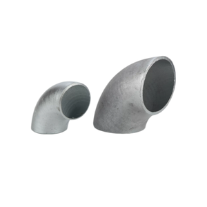 Coude en acier au carbone galvanisé à chaud pour 90 degrés. Raccord de tuyauterie pour conduite d'alimentation en eau et en énergie, type raccord de déviation. - Product Image 2