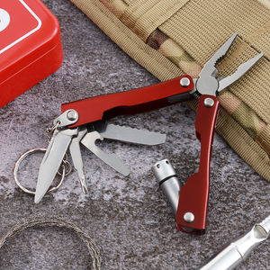 Bochen Camping en plein air randonnée voyage 7 en 1 Kit sac d'urgence en acier inoxydable avec auto-assistance SOS équipement <span class=keywords><strong>survie</strong></span> sur le terrain - Product Image 5