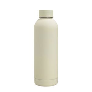 Botella de Agua de Acero Inoxidable de Doble Pared con Aislamiento al Vacío, de Alta Calidad, con Pintura de Goma Suave al Tacto, Libre de BPA, de Fábrica - Product Image 1