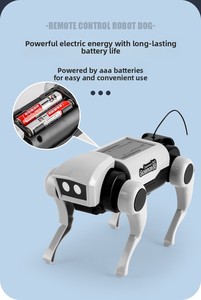 Télécommande bricolage jouets expérimentaux en plastique mâle mécanique chien et chat marche 1:5 échelle jouet électronique - Product Image 5