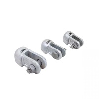 Émerillon à œillet en alliage d'aluminium haute résistance, galvanisé à chaud, avec isolateur de type WS pour ligne électrique aérienne