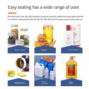 Máquina Selladora Automática de Tapas de Botellas de Plástico para Productos de Cuidado de la Piel, Sellado Continuo de Sobremesa por Inducción Electromagnética - Product Image 6