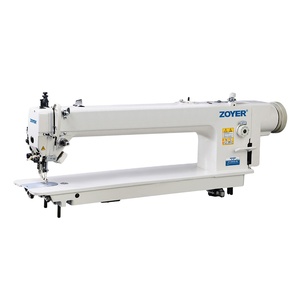 ZY0303D-56 zoyer leather long arm 56cm heavy duty top with bottom feed lockstitch industrial sewing machine walking foot