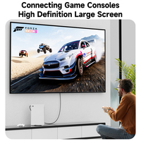 Câble Jasoz 8K 2.1 0,5m-5m avec gaine en PVC, 4K 240Hz 8K 60Hz HDR pour connexion ordinateur et téléviseur