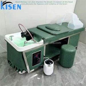Kisen Cheap Salon Furniture Massage Table High-<b>end</b> Fashion Custom Color Facial Spa Hair Washing Shampoo <b>Bed</b> - Product Image 2