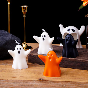 Bougies parfumées Phantom Halloween, faites à la main en cire de soja, pour cadeaux de fêtes – Vente chaude en usine - Product Image 4