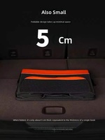 Boîte de rangement pliable multi-niveaux pour coffre et hayon de voiture avec organisateur intérieur en tissu Oxford - Accessoires de voiture