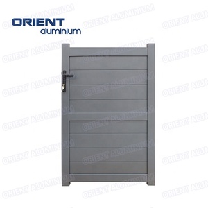 Porte en aluminium sur mesure bricolage Offre Spéciale porte en aluminium glissant des portails en aluminium de conception moderne pour des maisons - Product Image 5