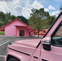 Film de protection de peinture automobile auto-réparateur en TPU rose brillant, base Lubrizol, garantie 5 ans