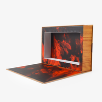 Boîtes cadeaux rigides en carton de luxe avec logo UV personnalisé, forme de livre, pour l'emballage de vêtements
