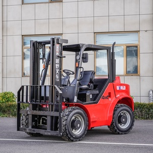 Вездеходный вилочный погрузчик 3 тонны, для пересеченной местности, высота подъема 4000 мм, <span class=keywords><strong>6</strong></span>-цилиндровый двигатель, с регулировкой вил - Product Image 3