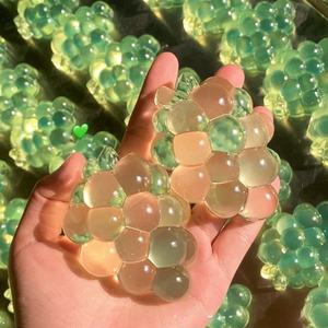 Squishy Fruit Grapes Fidget Toy Squeeze Stress Relief <b>Hand</b> Toy Anti-Anxiety Fruit Stretchy Slow Rising Toy Creative Sensory Toy - Product Image 4