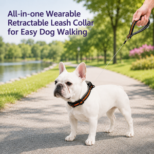 Collar Retráctil Reflectante <span class=keywords><strong>para</strong></span> Perro, Ajustable, <span class=keywords><strong>de</strong></span> Poliéster, con Correa <span class=keywords><strong>de</strong></span> Tracción Automática, Arnés <span class=keywords><strong>de</strong></span> <span class=keywords><strong>Seguridad</strong></span> <span class=keywords><strong>para</strong></span> Caminar al Aire Libre - Product Image 1