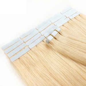 Extensiones de Cabello Adhesivas Mona Tape, Cabello Humano Natural Marrón, Trama Adhesiva, Extensiones de Cabello Real Natural, Sin Costuras, 20 Piezas - Product Image 5