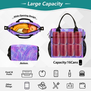 High Quality 16 Can Waterproof Nylon Thermal Women <b>Lunch</b> <b>Tote</b> Shoulder Cooler <b>Bag</b> Custom Insulated <b>Lunch</b> <b>Bag</b> with Straps - Product Image 4
