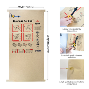 <span class=keywords><strong>Coussin</strong></span> de charge gonflable PP tissé recyclable tampon antichoc rembourré Durable robuste conteneur Air sac de calage - Product Image 4