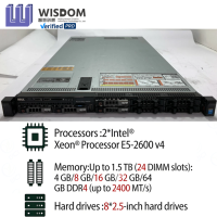 Servidor en Rack Dell PowerEdge R630 R640 R650 1U Usado a Bajo Precio con Disco Duro, Procesador Intel Xeon y Fuente de Alimentación en Stock