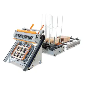 Hot sale high quality automatic wood nail machine nailing wood pallet nailing machine for wood pallet manufacture