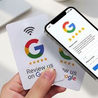 Карта TapFive NFC для быстрых отзывов с чипом NTAG213 для ресторанов и магазинов – Google, TikTok, Instagram: анализ хороших отзывов, индивидуальный дизайн из ПВХ