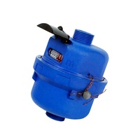 Compteur de débit d'eau volumétrique de précision en plastique IP68 pour usage domestique OEM ISO 4064 Classe C Haute Précision Noir 1/2 Shengda 2,5 m³/h