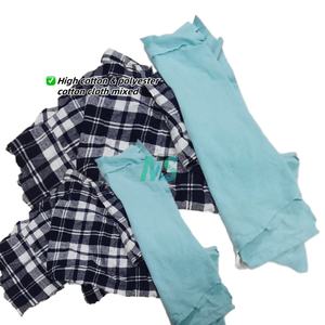 Trapos de algodón absorbentes de agua y aceite Toallitas y trapos de limpieza de algodón residual Producto de desecho textil - Product Image 3