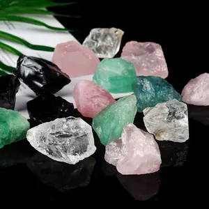 批发水晶石未切割宝石天然愈合水晶原石大块水晶原石