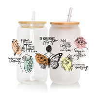 Offre spéciale, impressions Dtf personnalisées, vente en gros d'étiquettes de transfert Uv Dtf, transferts d'impression pour tasses et boîtes en verre