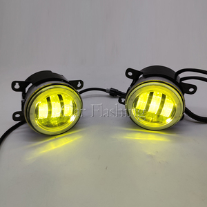 LED Luz de niebla de la Asamblea para <span class=keywords><strong>Renault</strong></span> <span class=keywords><strong>Trafic</strong></span> 3 III X82 2015-2020 para Mitsubishi Outlander XL 2007-2013 Ojos de Ángel DRL niebla lámpara - Product Image 4