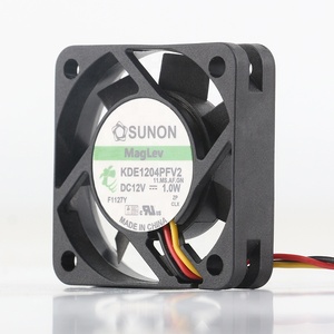 Original Sunon 5V 24V 48V DC12V 1,0 W AC EC 4010 40X40X10MM 4CM Maglev chasis convertidor de potencia 2 cables <span class=keywords><strong>KDE1204PFV2</strong></span>(AF) ventilador de refrigeración - Product Image 1