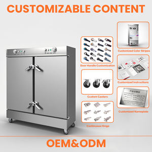 Vaporera Eléctrica Comercial de 220V con Puerta Individual, Máquina de Cocina a Vapor de Acero Inoxidable para Arroz, Verduras y Bollos en la Cocina - Product Image 3