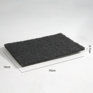 مقشر لغسيل الأطباق شديد التحمل من الورق المقوى وسادة تنظيف للمطبخ وسادة تنظيف دائمة للشحوم غير قابلة للخدش وسادة تنظيف تجوب سوداء - Product Image 3