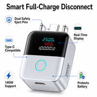 Chargeur mural 140W avec écran LED IA, séparateur entièrement chargé, éjection automatique et arrêt automatique
