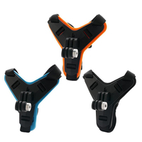 Support de mentonnière pour casque de moto, accessoires pour caméra d'action GoPro Hero 5/6/7, caméra d'action pour sports