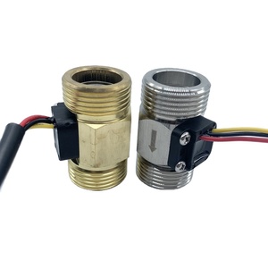 Capteurs de débit à impulsions en laiton DC12v débitmètre d'eau à effet Hall 1-30L/min G3/4 "capteur de débit magnétique en laiton Hall d'eau - Product Image 5