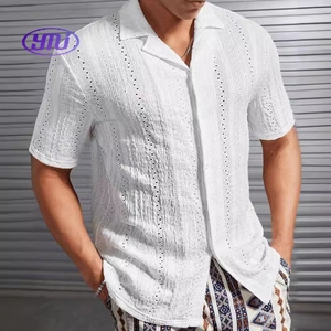 Nouveau cardigan en <span class=keywords><strong>dentelle</strong></span> pour hommes, mode africaine, <span class=keywords><strong>chemise</strong></span> en filet ajouré pour hommes, crochet, 2025 - Product Image 4