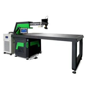 Harga Mesin Las Laser YAG Otomatis 300W 500W Penggunaan Industri dan Tanda Iklan untuk Layanan Las Logam