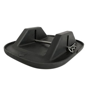 Pieds stabilisateurs d'angle robustes 4 pièces pour caravanes RV avec plaques de jambe à ressort Jack Foot Pad Acier inoxydable noir - Product Image 2