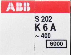 Interruttore Automatico Miniaturizzato <span class=keywords><strong>6A</strong></span> per PLC S202-K6 - Product Image 2