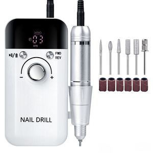เครื่องเจียรเล็บมอเตอร์แบบแปรงถ่าน 30W 45000 รอบต่อนาที แบบชาร์จไฟได้ พกพาสะดวก เครื่องมือทำเล็บไฟฟ้า ทนทาน ใช้กับตะไบไฟฟ้า - Product Image 2