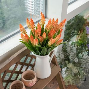 ช่อดอกไฮยาซินธ์ประดิษฐ์ CallaFloral สีขาว ชมพู เหลือง ส้ม ทำจากพลาสติก สำหรับตกแต่งภายในบ้าน งานแต่งงาน - Product Image 2