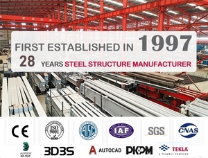 Kết cấu thép đúc sẵn trang trại kim loại xây dựng nhà kho nông nghiệp nhà để xe Hạt lưu trữ container nhà cực Barn Bộ dụng cụ - Product Image 5