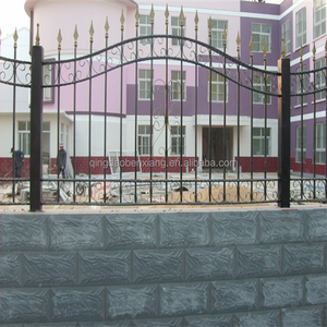 Paneles de Cerca de Hierro Forjado de 6 Pies de Altura, Recinto de Metal de Acero para Jardín Exterior, Perímetro de Patio Trasero de Casa, Color Negro - Product Image 4