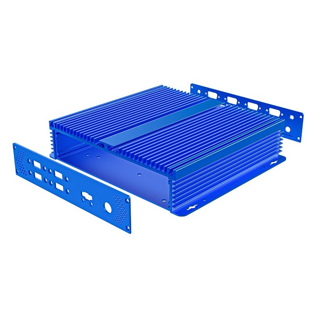 Industrial PC Wall-Mount Enclosure & Mini Host Chassis Custom Aluminum Profile CNC Machining OEM/ODM CNC Factory for IPC Shells