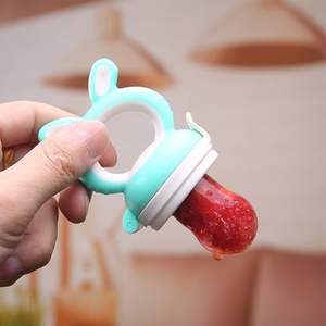 Mangeoire aux fruits frais pour bébé Jouet <span class=keywords><strong>de</strong></span> massage en silicone sans BPA - Product Image 3